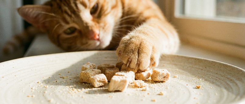 Cat paw batting freeze-dried chicken treats — Vital Essentials